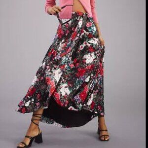 NWOT Anthropologie Hutch Wrap Maxi SPRING Skirt Size SMALL EASTER
